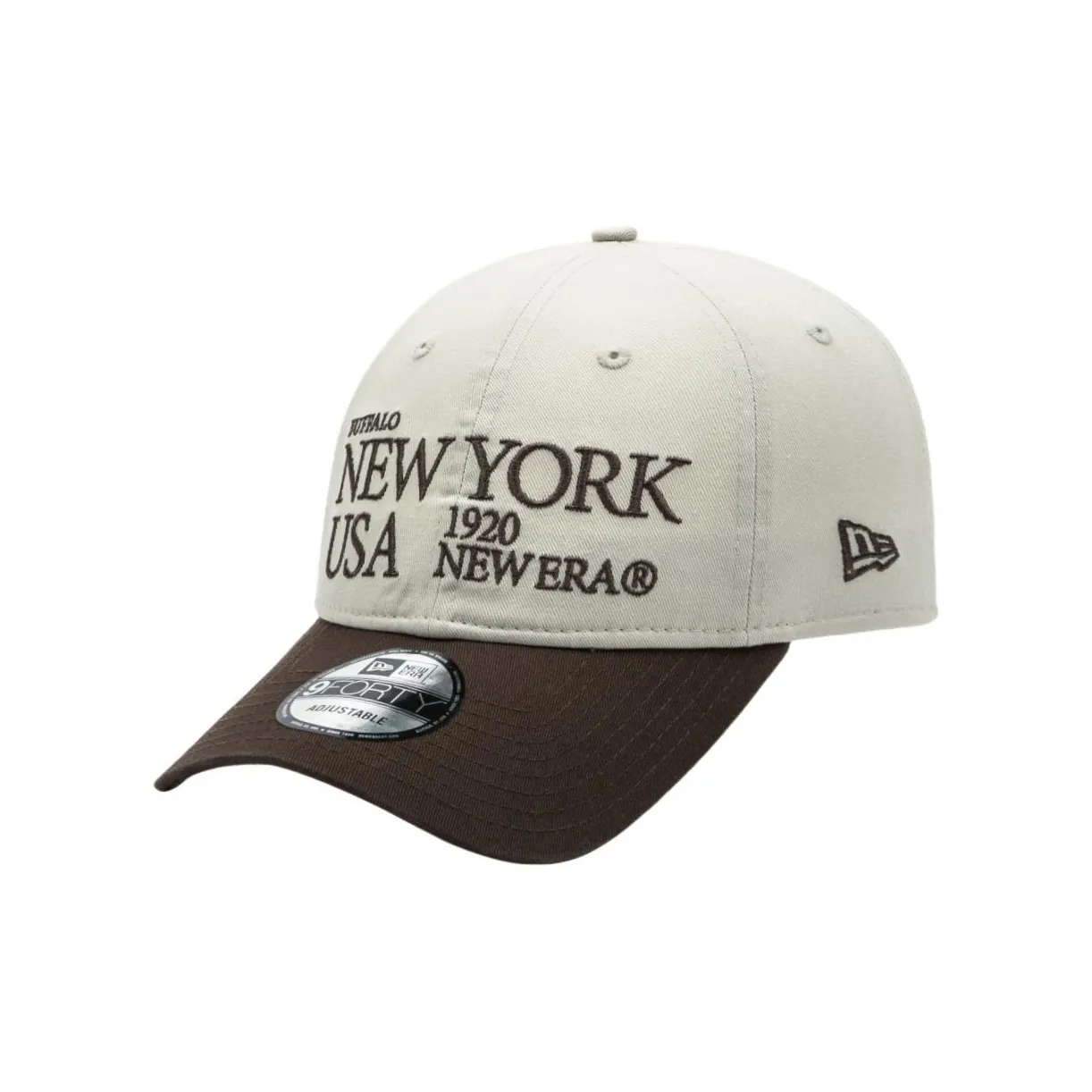 New Era Cotton Baseball Caps Unisex Stone Color