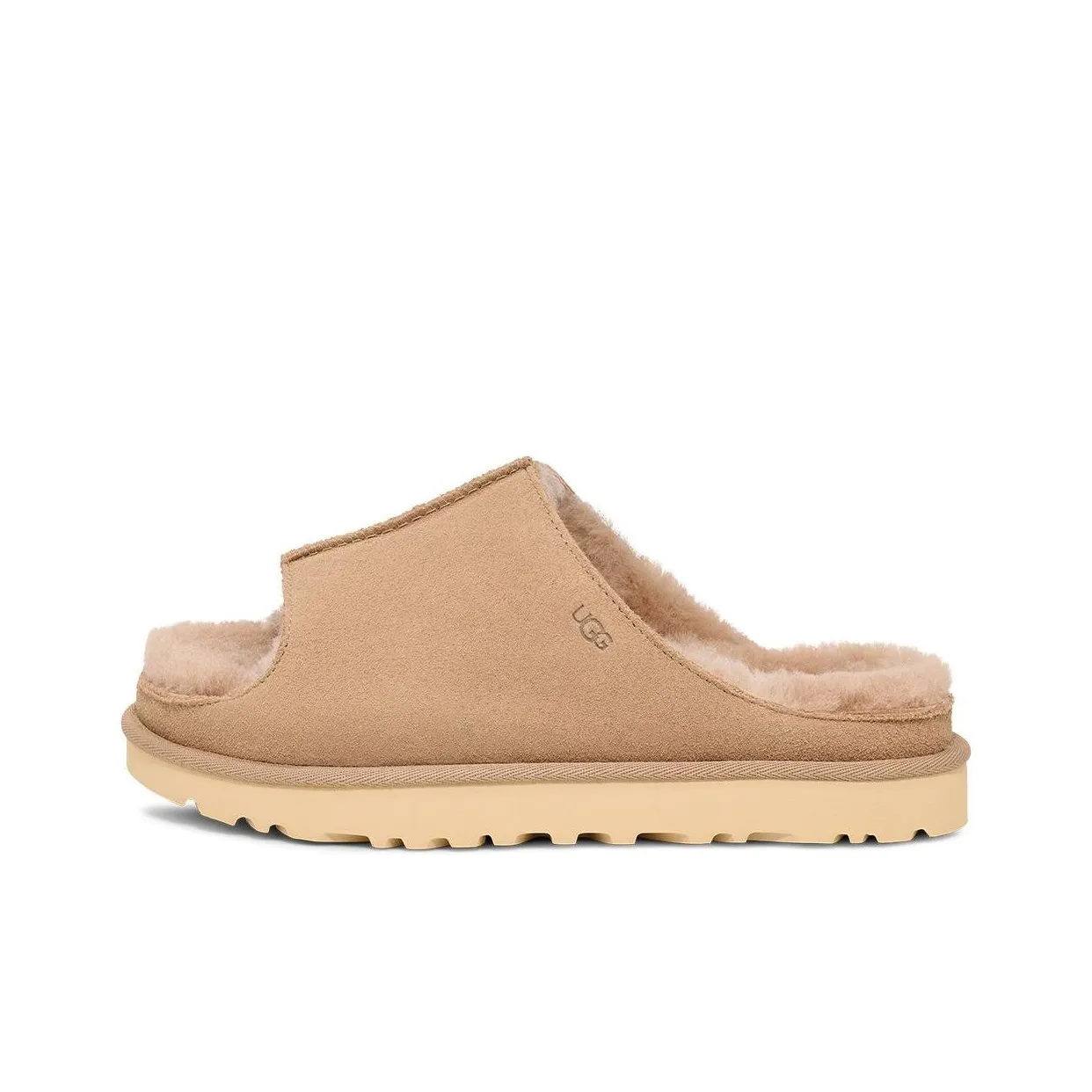 ugg Crew EVA Slip Resistant Abrasion Resistant Slide Slippers Women's Light Brown