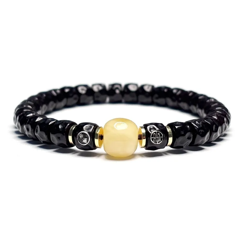 MOUNTAINS AND MANS Coconut Shell Beads Bracelets Unisex