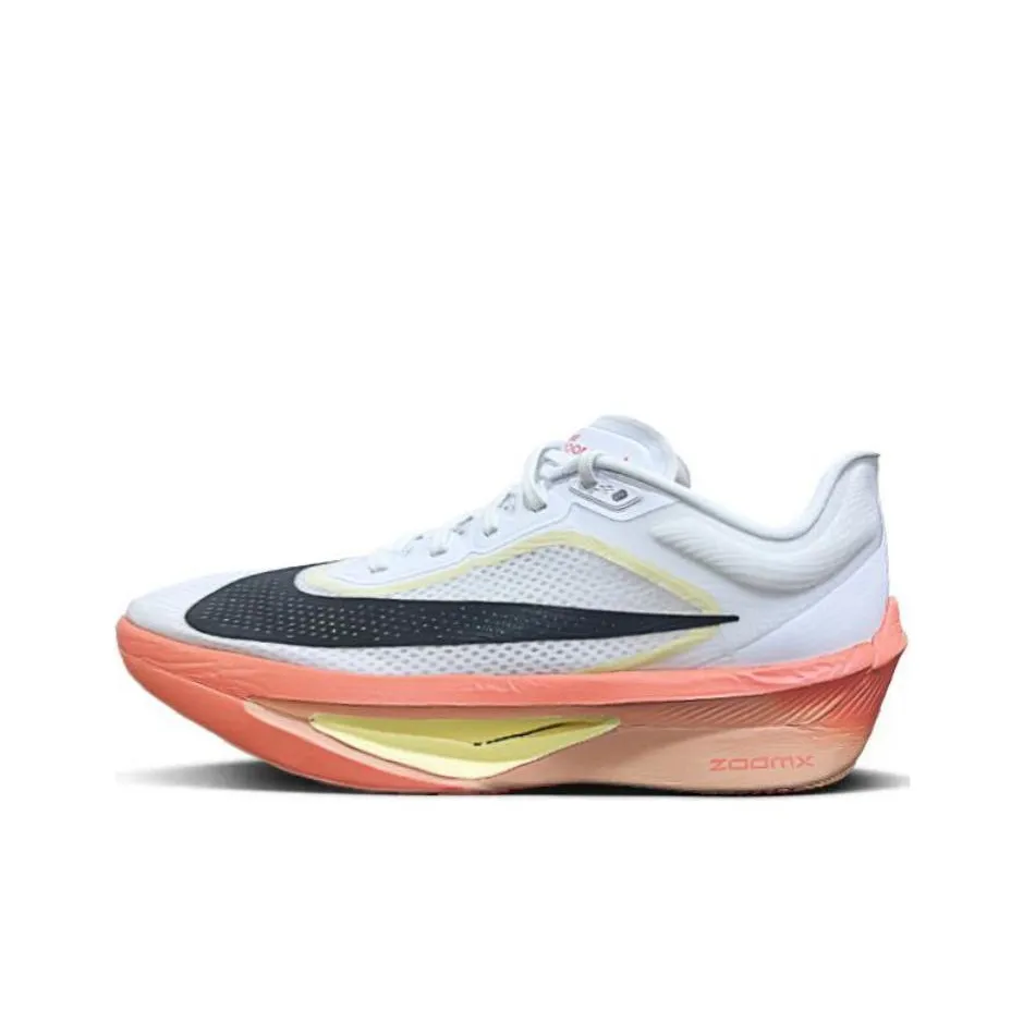 Nike Zoom Fly 6 Anti Slip Wear Resistant Low Top Training For Long Distance Running Shoes Men
s White Orange