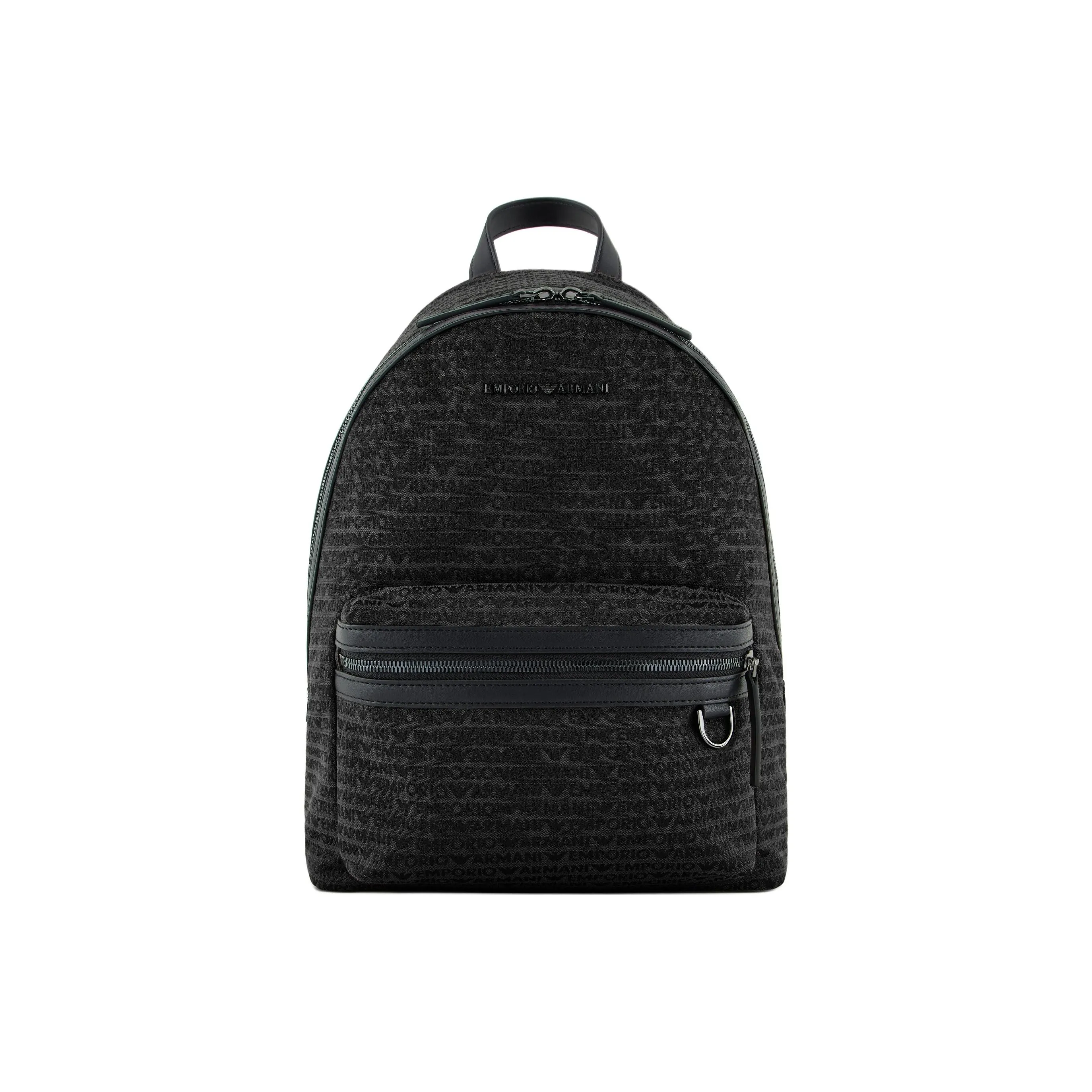 EMPORIO ARMANI Cotton Backpack Regular Men's Black