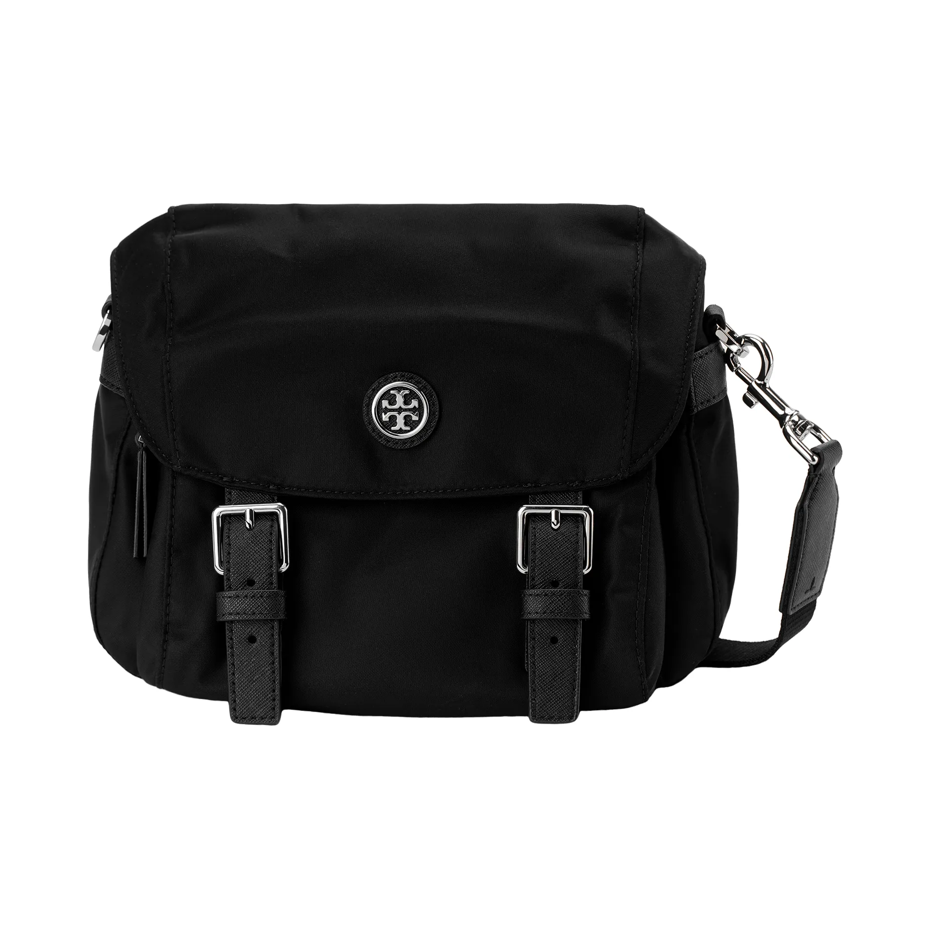 TORY BURCH Nylon Small Messenger Black