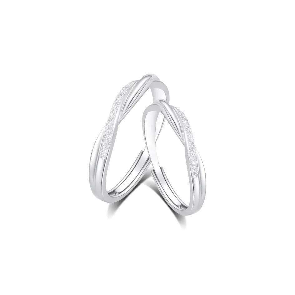 NVBBK Sterling Silver Rings Unisex