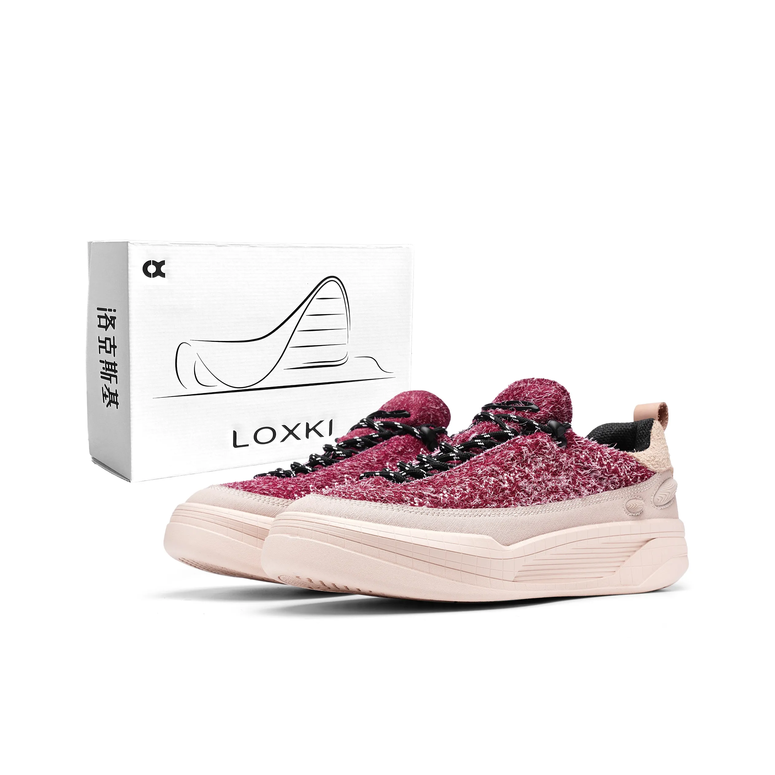 LOXKI Alpha Round Shoes Climb Low Top Casual Shoes Unisex
