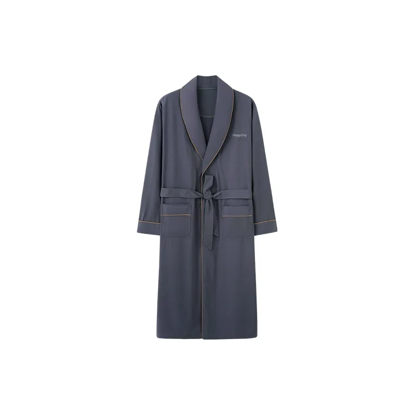 Huggy Kissy Pajama Robe Men's Dark Gray