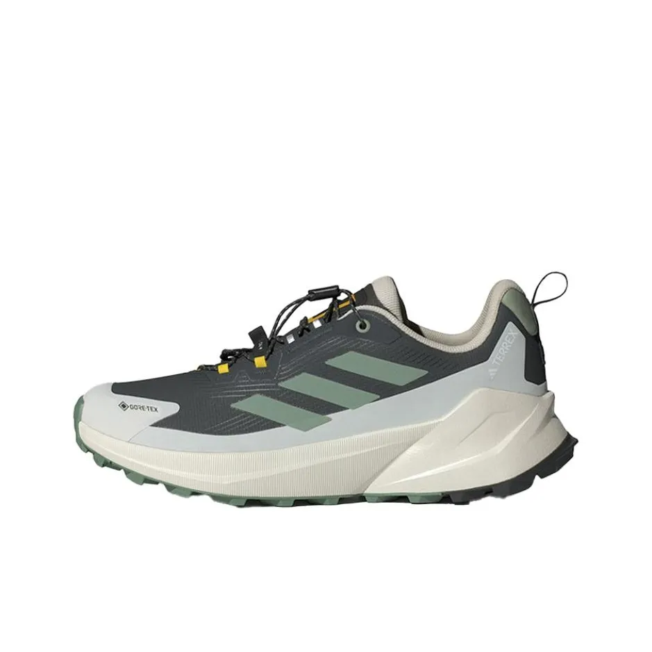 adidas Terrex Trailmaker Slip-Resistant Abrasion-Resistant Low-Top Streetwear Men's Gray Black adidas Terrex Trailmaker Slip-Resistant Abrasion-Resistant Низкий Топ Уличная Обувь Мужская Серый Черный