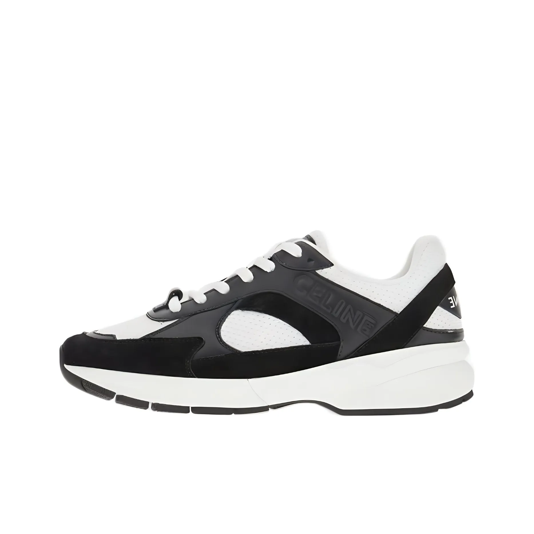 CELINE RUNNER CR 03 Low Top Casual Shoes Women's Black