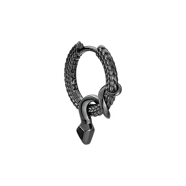 MYSH 925 Sterling Silver Earrings Men's