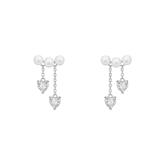 Серьги Mango Ornaments с цирконием женские