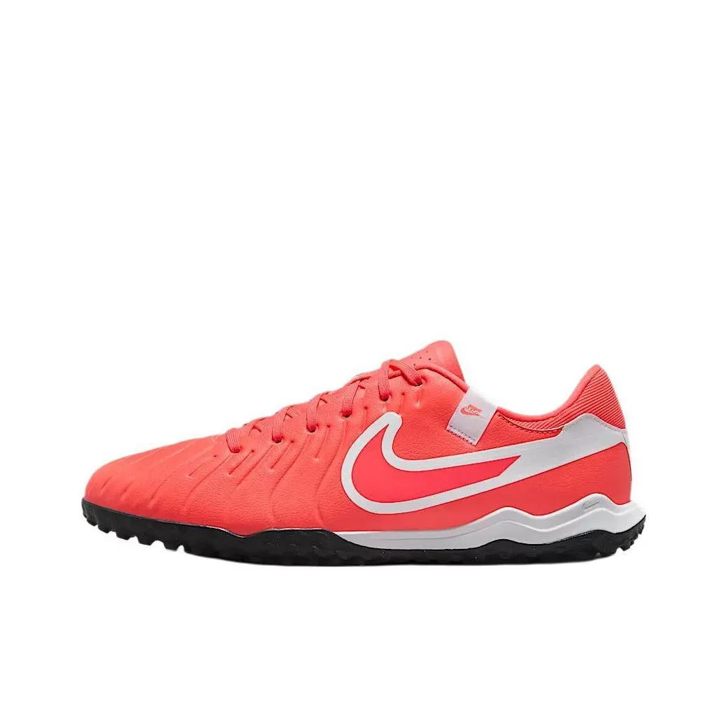 Nike Tiempo Legend 10 Slip-Resistant Abrasion-Resistant Football Cleats Unisex Red Найк Тайме Легенд 10 Противоскользящие Устойчивые к Износу Футбольные Бутсы Унисекс Красный
