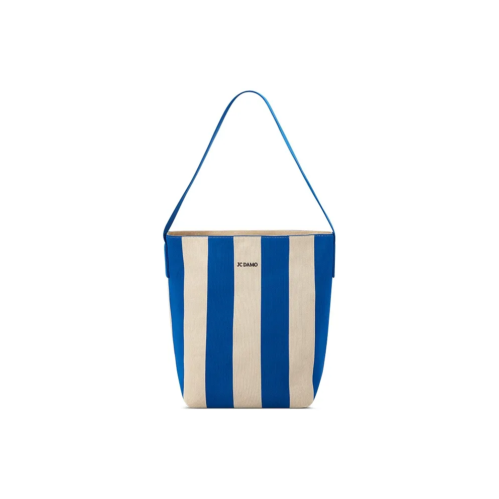 JC DAMO Eco Friendly Пряжа Ведро Сумка Плечевая Сумка Стандартная Женская Синяя Белая Зеленая Белая