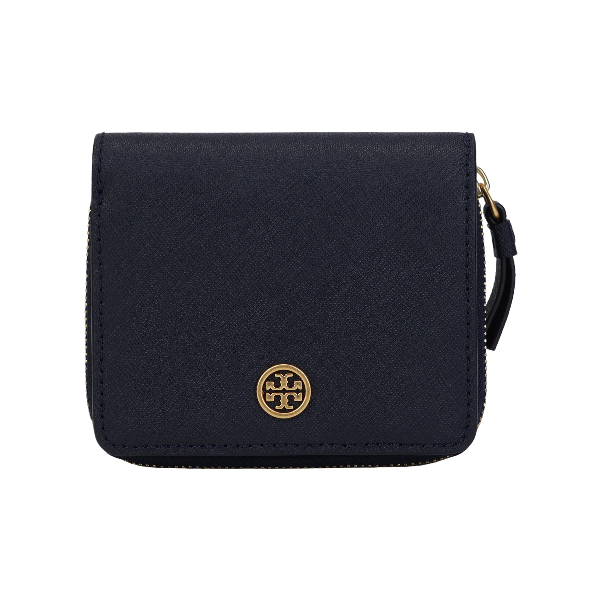 Tory Burch Robinson Кожа Кошелек Женские Морской синий