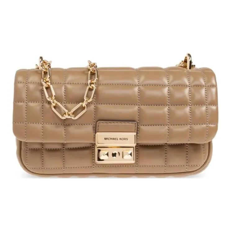 MICHAEL KORS Tribeca Коровья кожа Сумка через плечо Женская Светло-коричневая