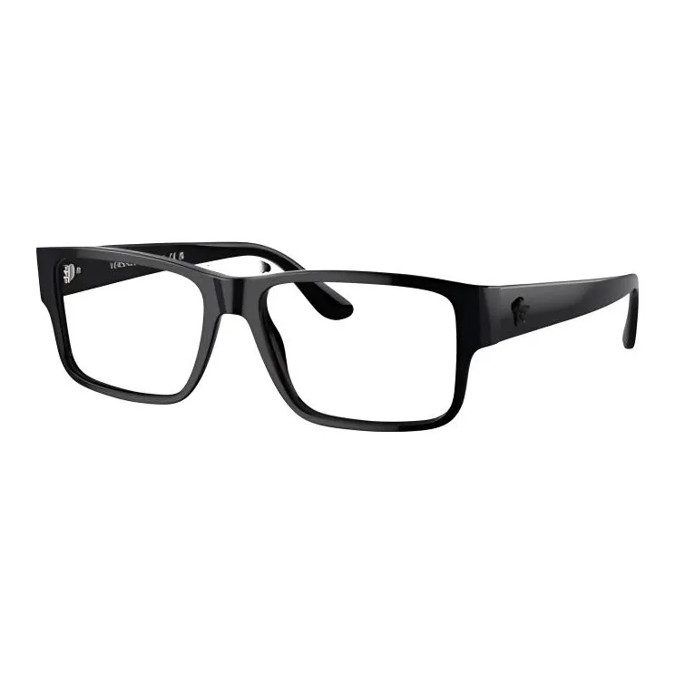 VERSACE Прямоугольные Оправы для Очков Мужские Черные
