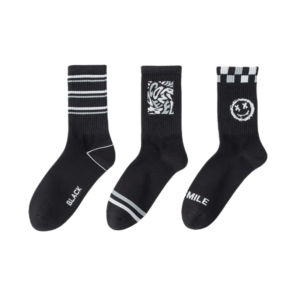 Lan Miao Basketball Socks Men's 3 Pack