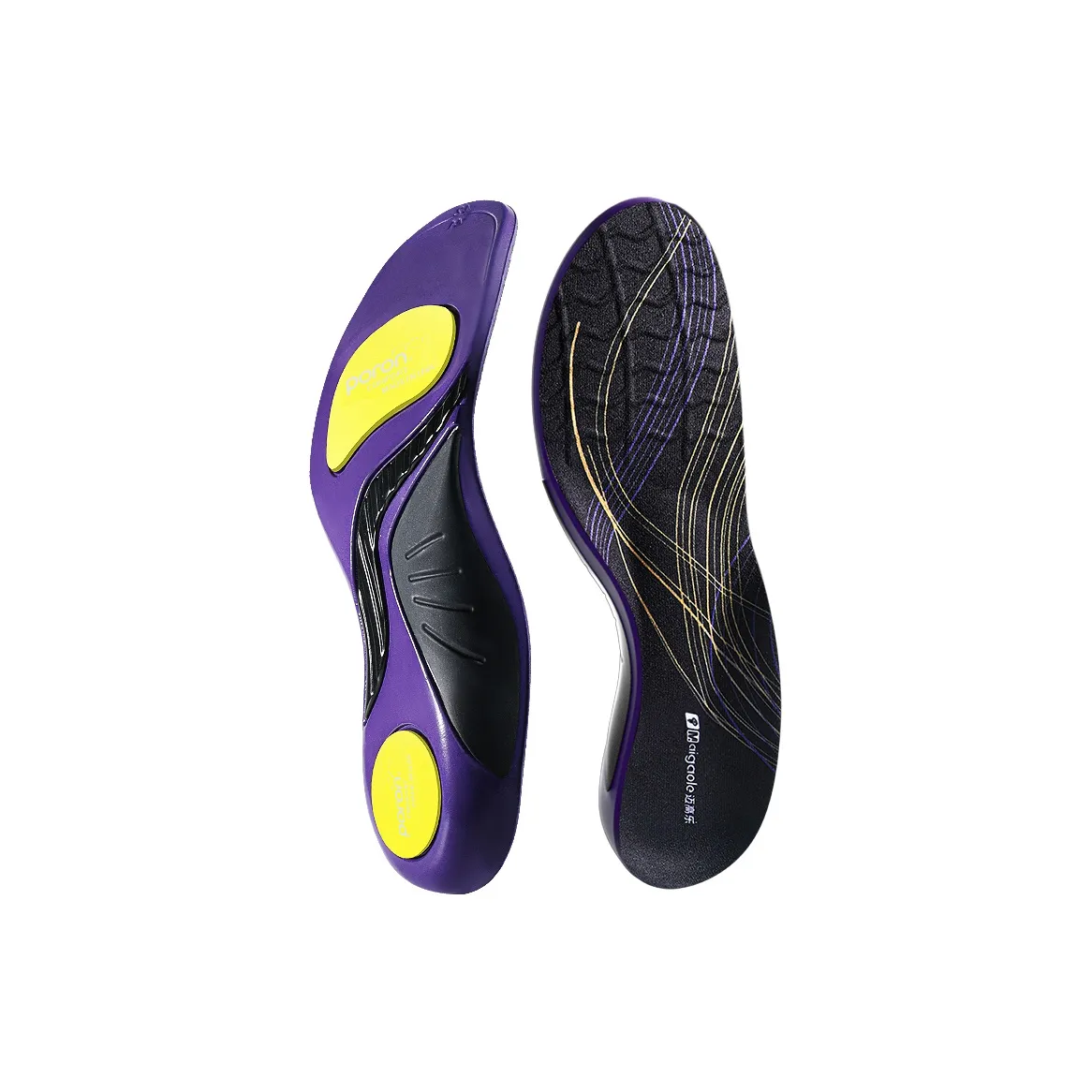 maigaole MGL7A001+ПУ (полиуретан)+PORON+TPU+Гель Стельки Унисекс