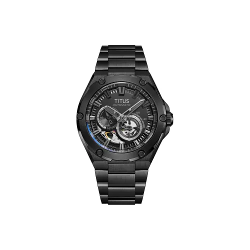 Solvil Et Titus Механический Movement Мужские Часы VOYAGER 44 мм Черные