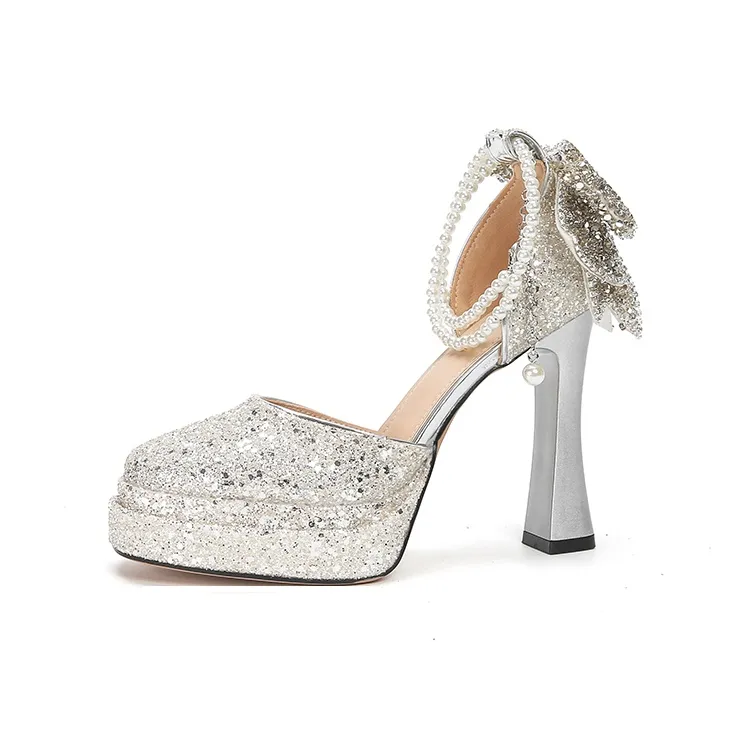 Zubumei Грубый каблук Высокие каблуки Женские