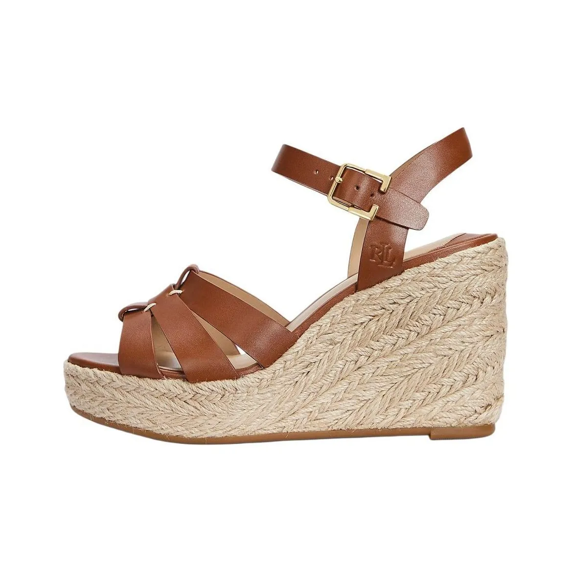 LAUREN RALPH LAUREN Soffia One Strap Sandals 7cm Women's Brown