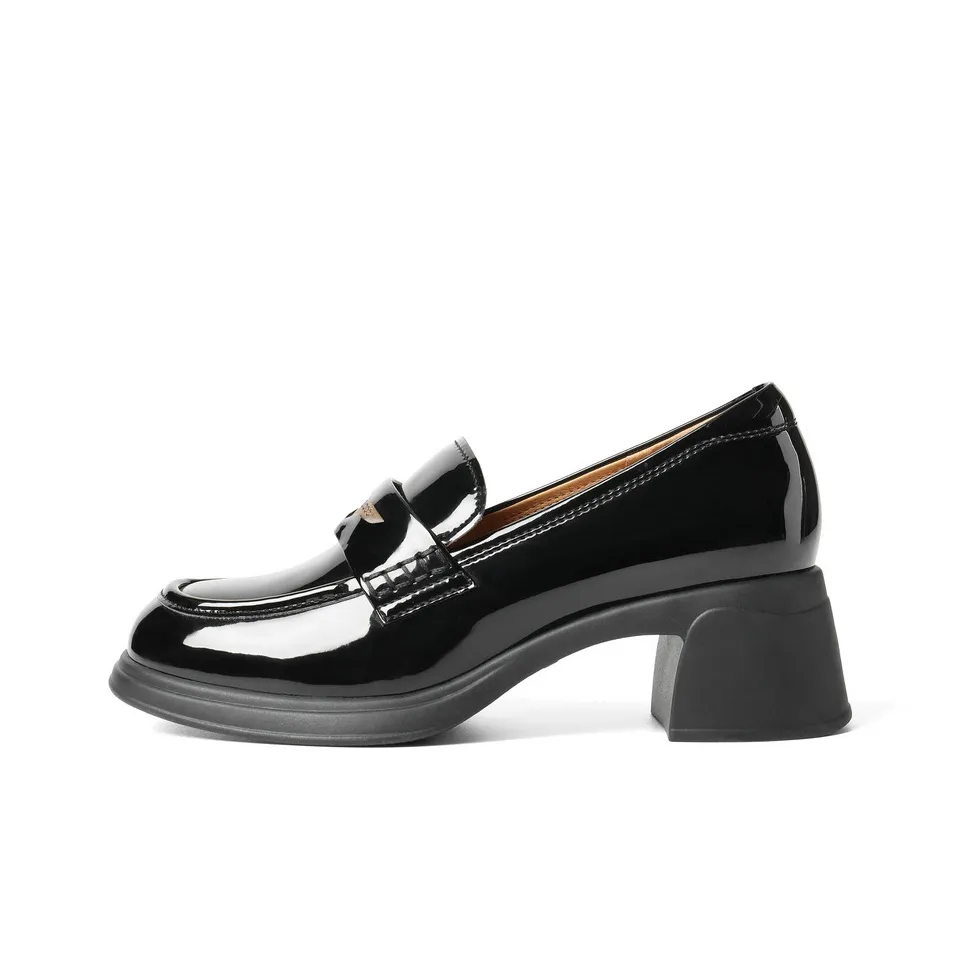 Белль Лоферы Черные Женские