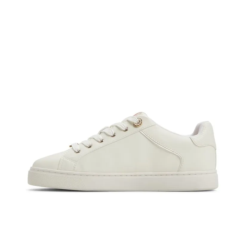 ALDO Wear Resistant Low Top Skateboard Shoes Women's White/Multicolor