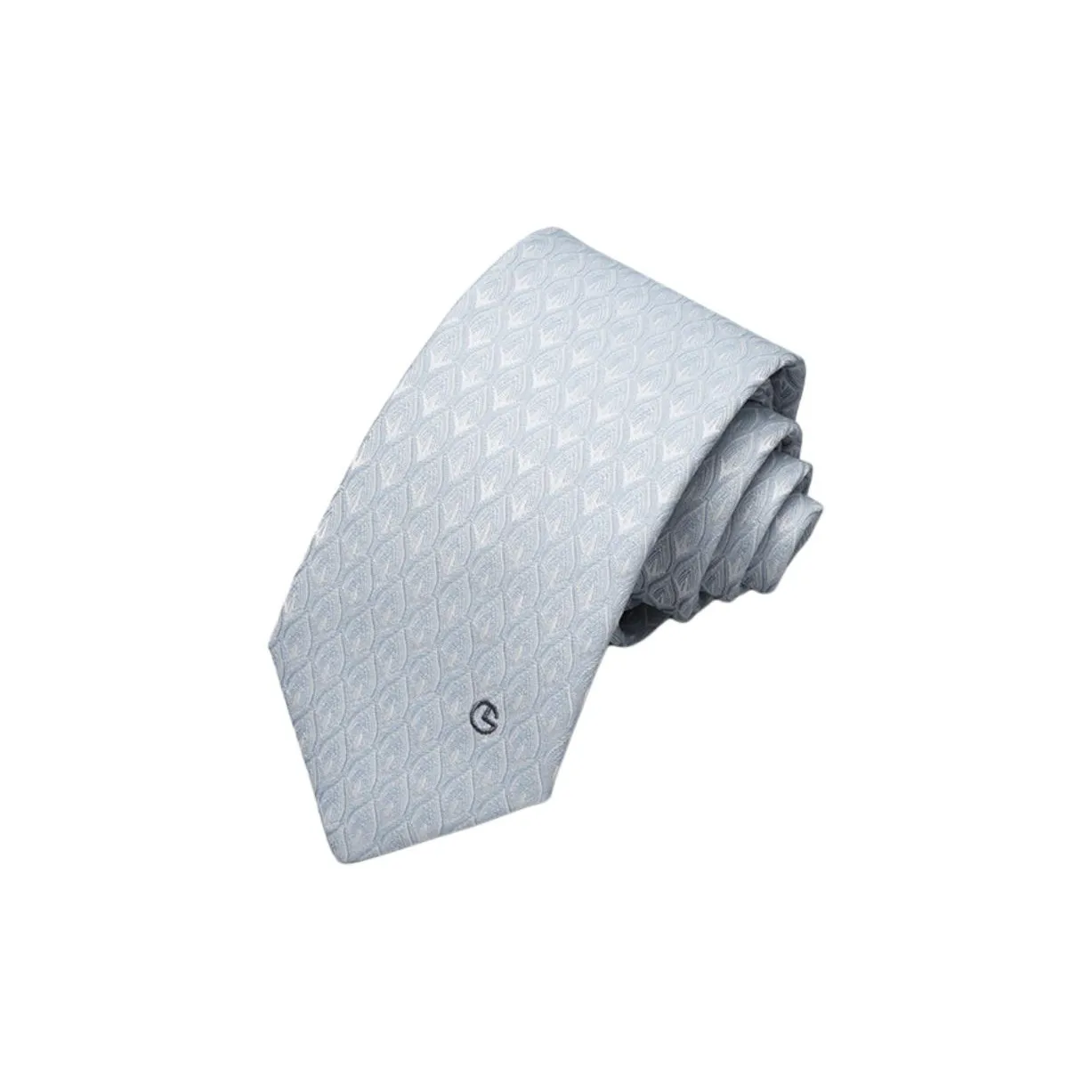 GOLDLION Polyester Ties Men's Light Gray