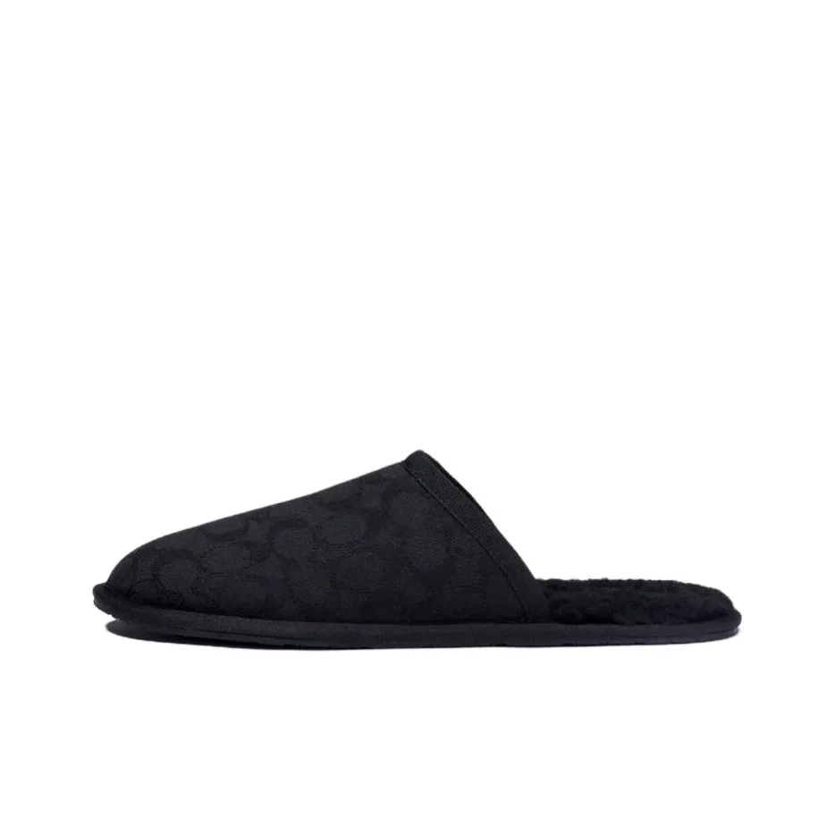 COACH Closed Toe Slippers Men's Black