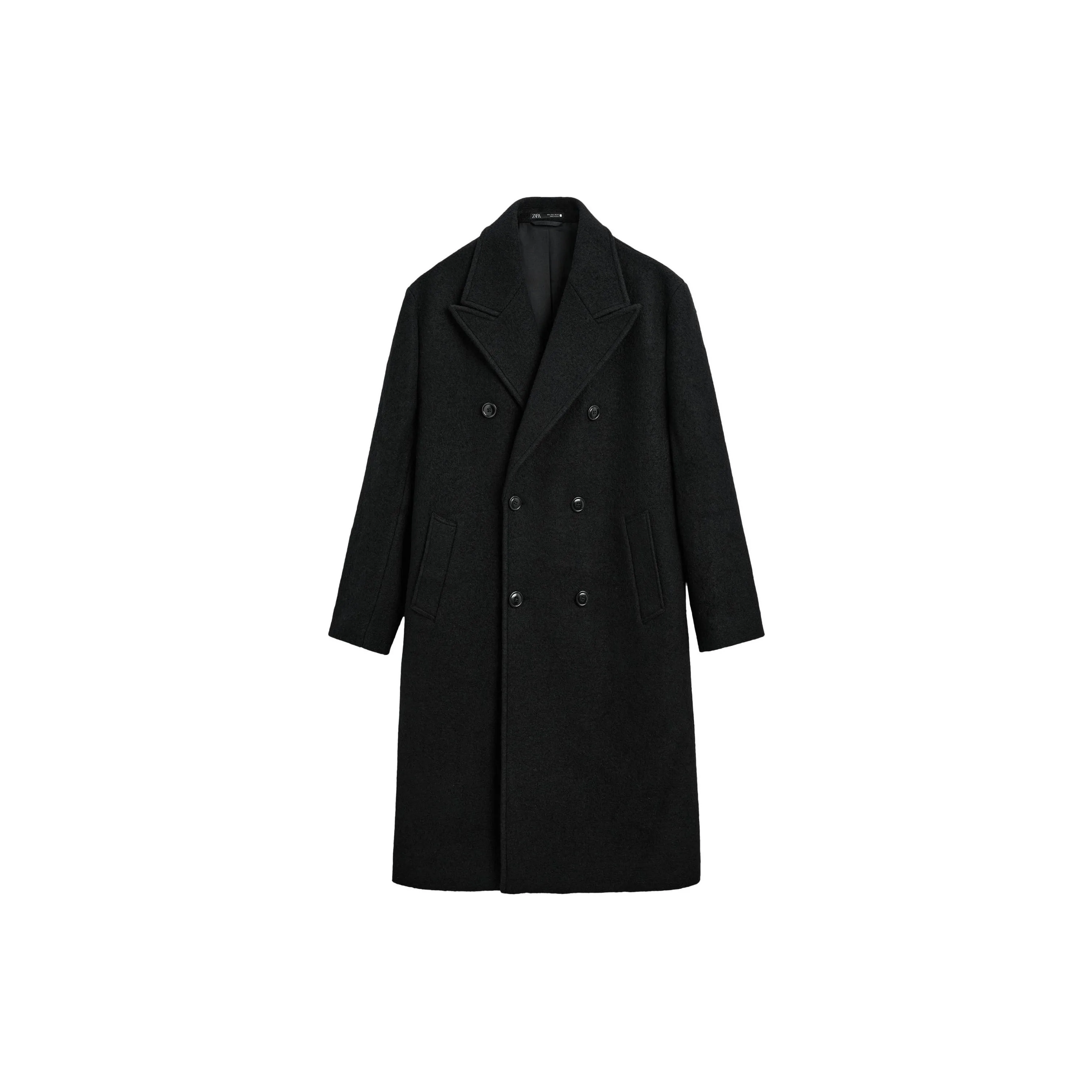 ZARA Черное Мужское Пальто