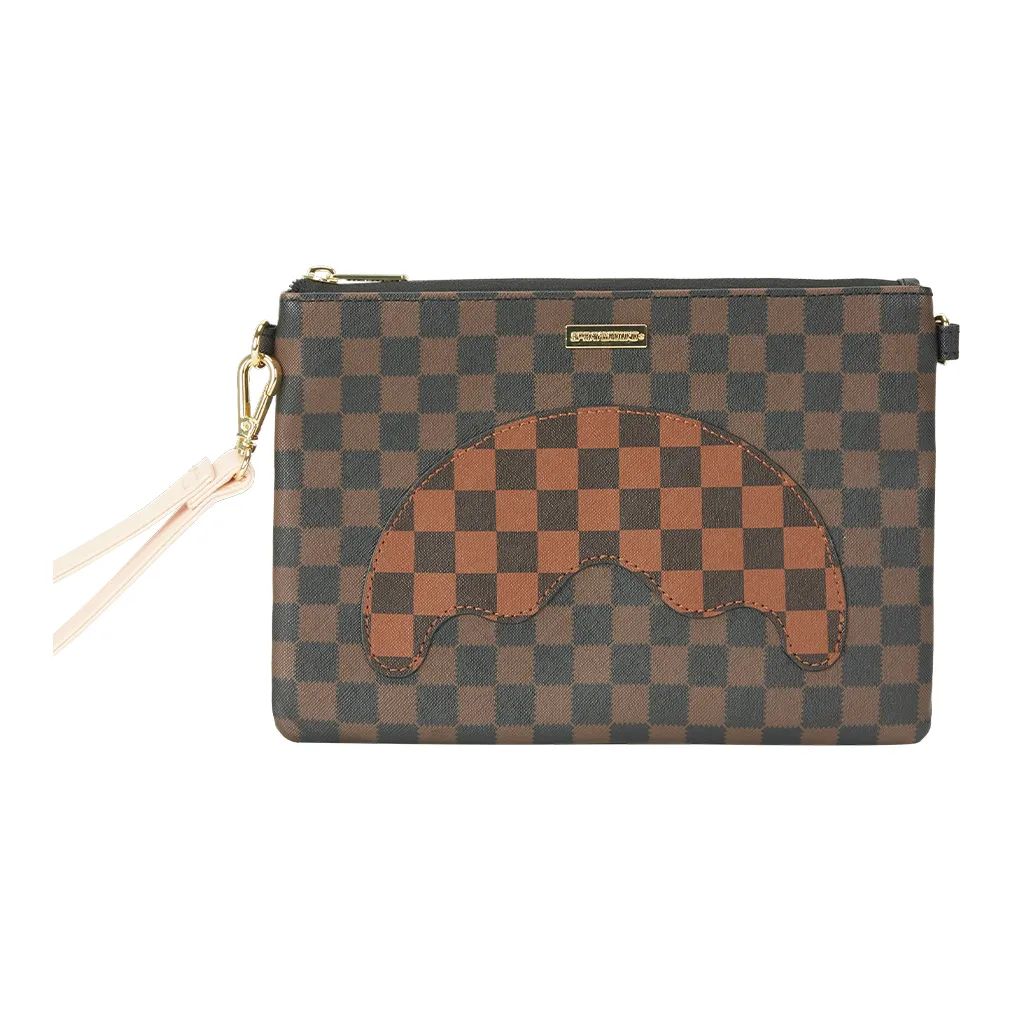 SPRAYGROUND PVC клатч стандартный унисекс коричневый