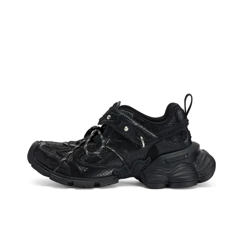 SugarSu Толстоподошвенные кроссовки Low Top Черные Женские