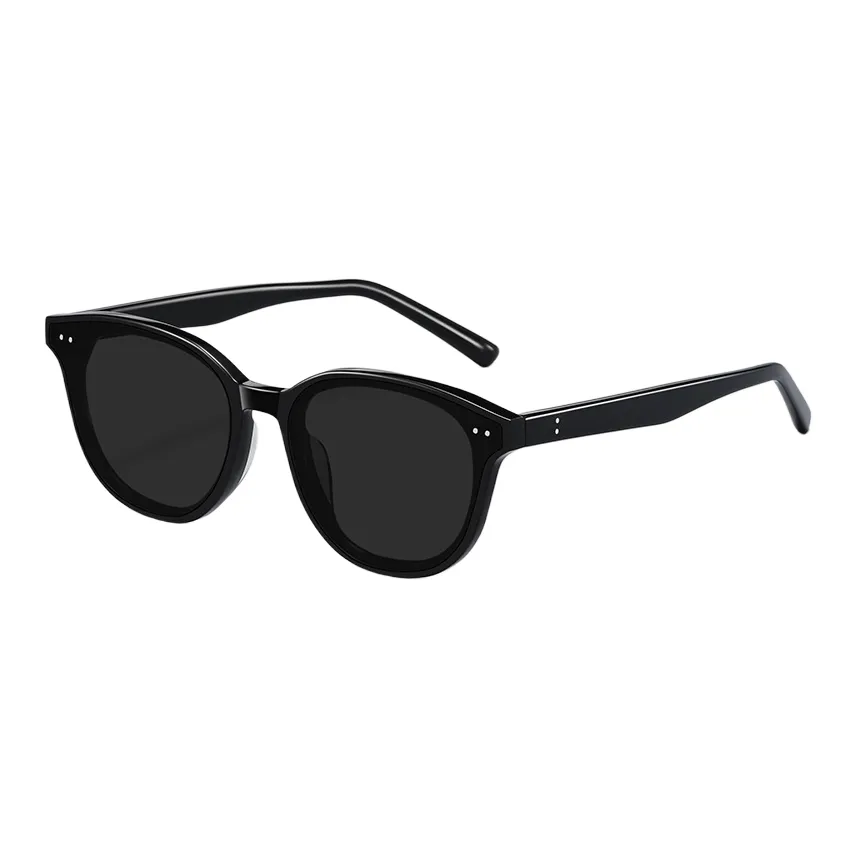 Thunder Pailong Plate Frame Square Sunglasses Women's Black Pink Tea Brown Blue