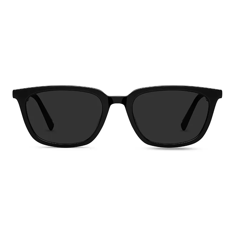 LOHO Plate Frame Cat Eye Street Travel Photography UV Protection Sunglasses Unisex Black Bright White