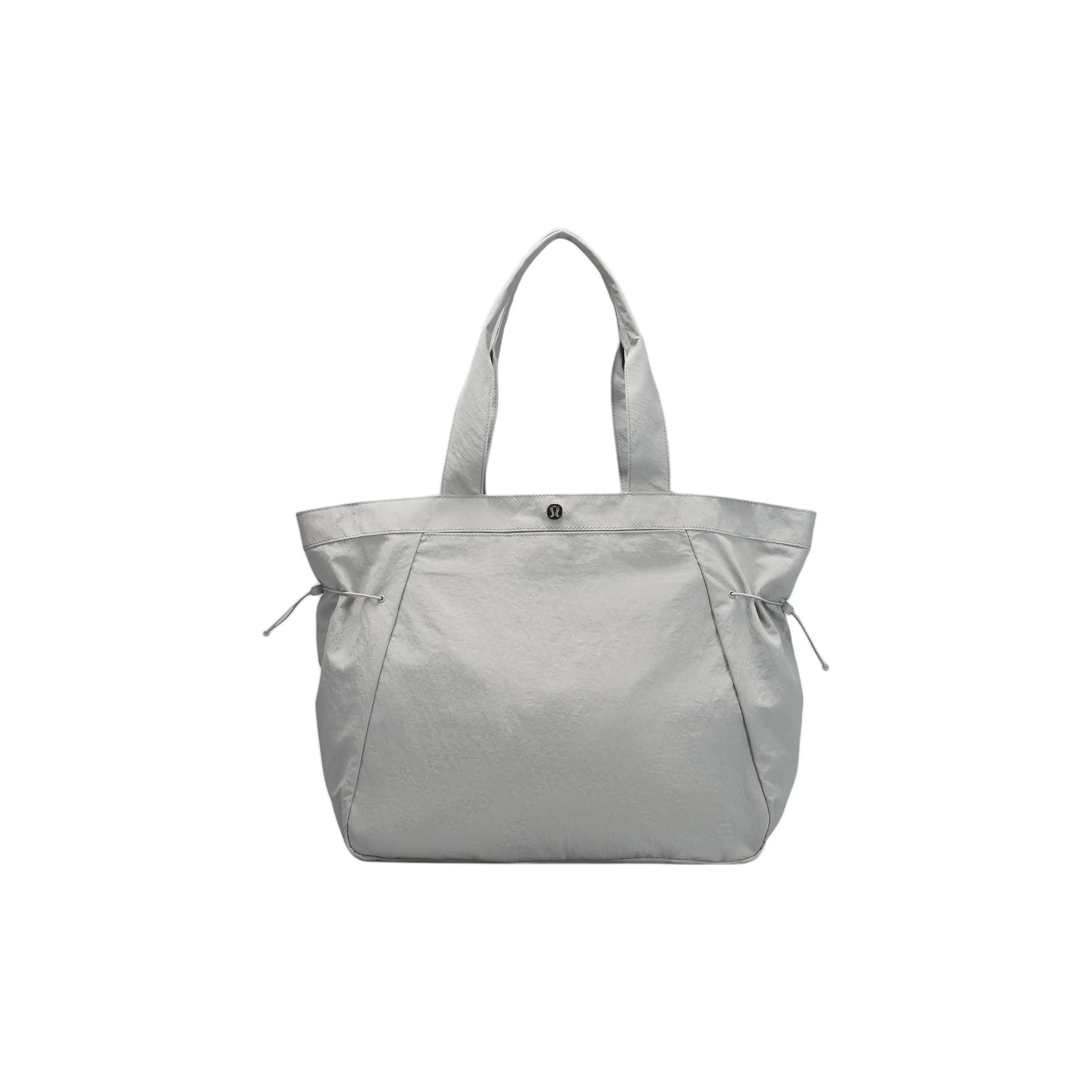 lululemon Боковая сторона Cinch Нейлон Тоут Сумка Сумка для покупок Сумка Women's White