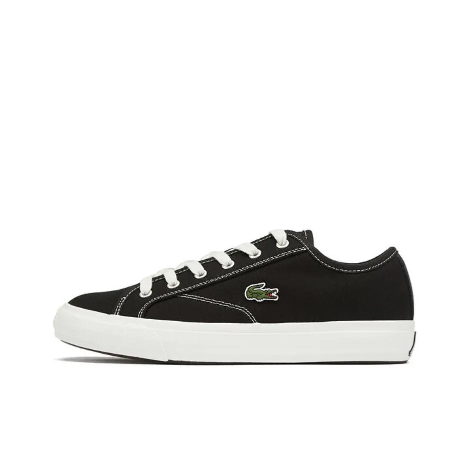 LACOSTE Backcourt Canvas Shoes Men's Black White