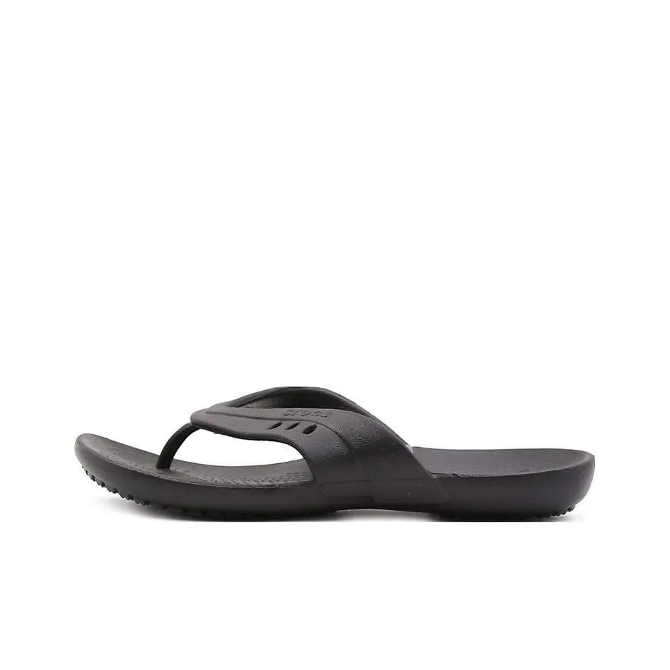 Crocs Kadee Cozy Non Slip Flip Flops Black Women's