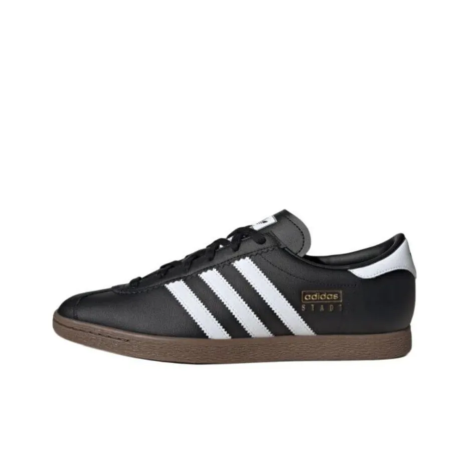 Adidas Originals Stadt Abrasion Resistant Низкие Кроссовки для скейтбординга Унисекс Черные