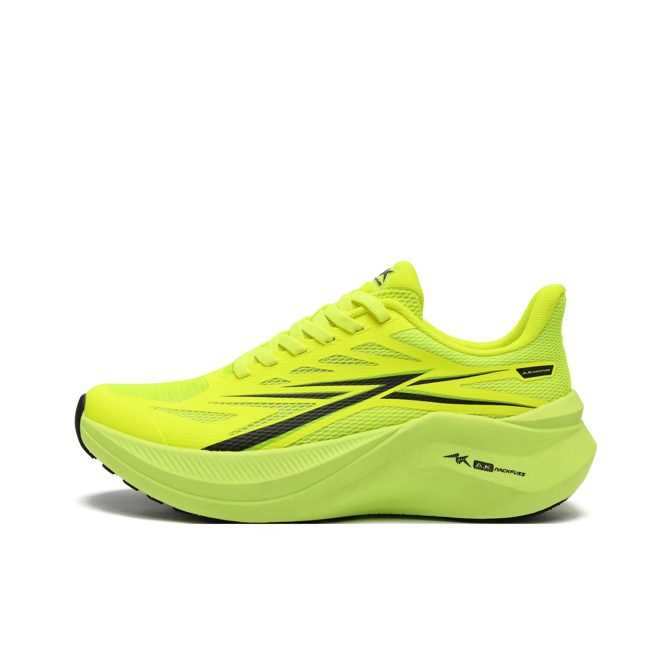 A.KNACKFUSS Carbon Speed 4.0 Pro Low Top Running Shoes Unisex Neon Green