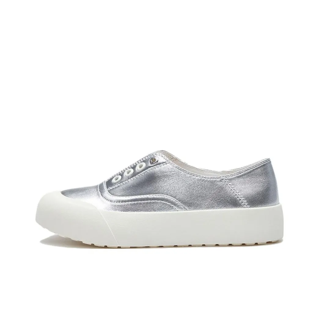 LE SAUNDA Низкие кроссовки для скейтбординга женские однотонные