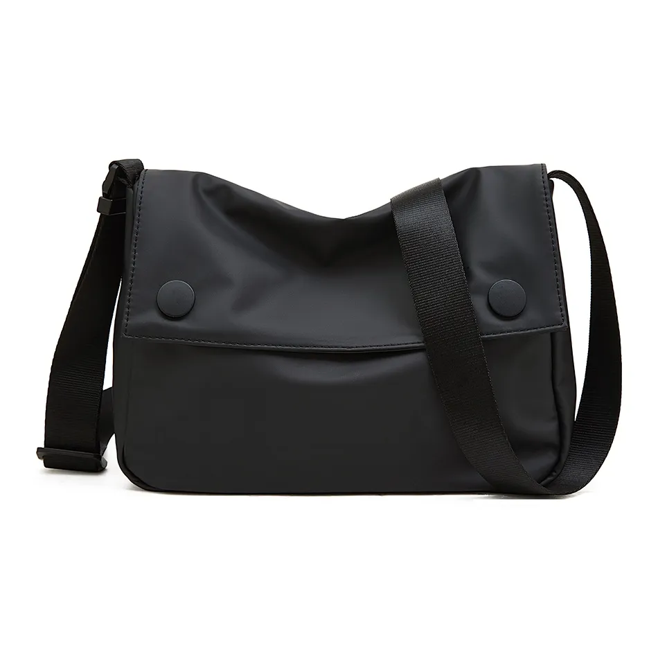 Old Man's Head Ткань Курьерская Сумка Плечевая Сумка Мужская Черная