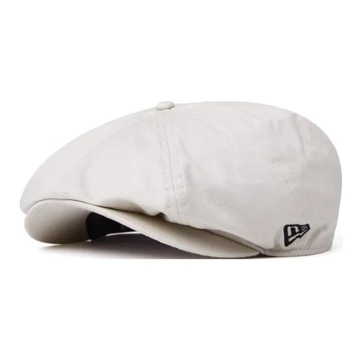 New Era Cotton Berets Unisex White