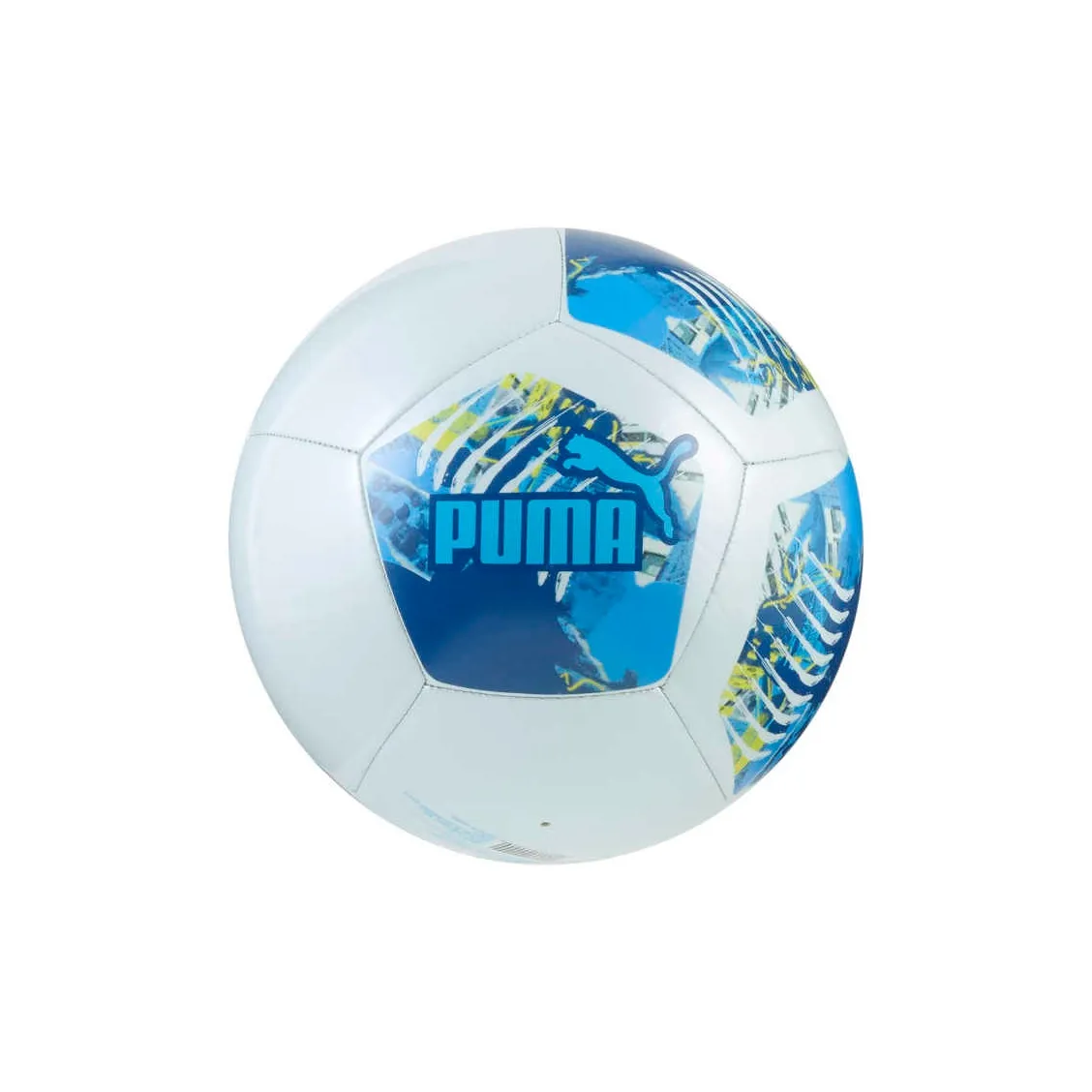 PUMA x MCFC Size 5 Soccer PU Machine Stitched Soccer Ball Unisex White Blue