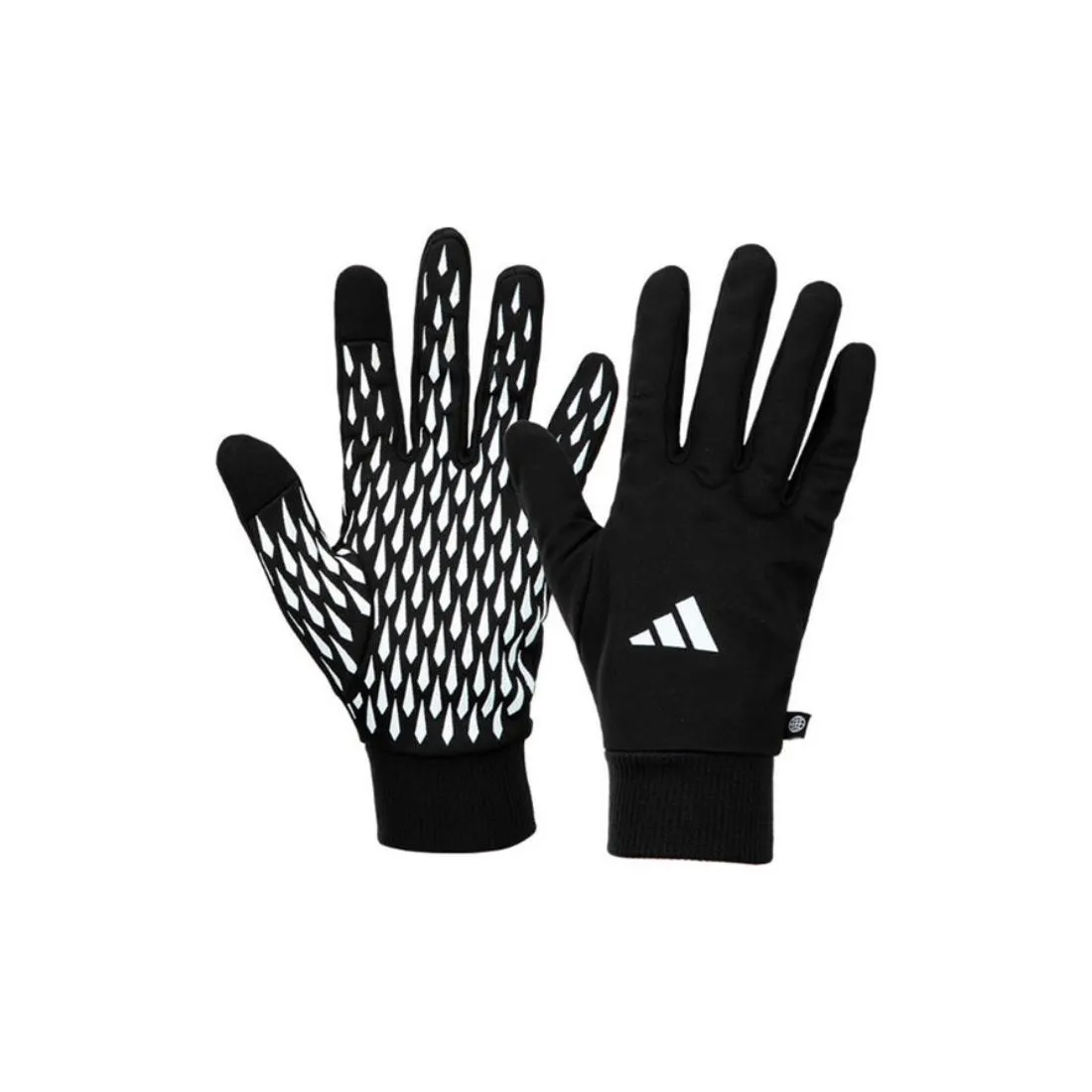 Adidas Трикотажная ткань Нейлон Полиэстер Кость Волокно Шерсть Спортивные перчатки Унисекс Черный