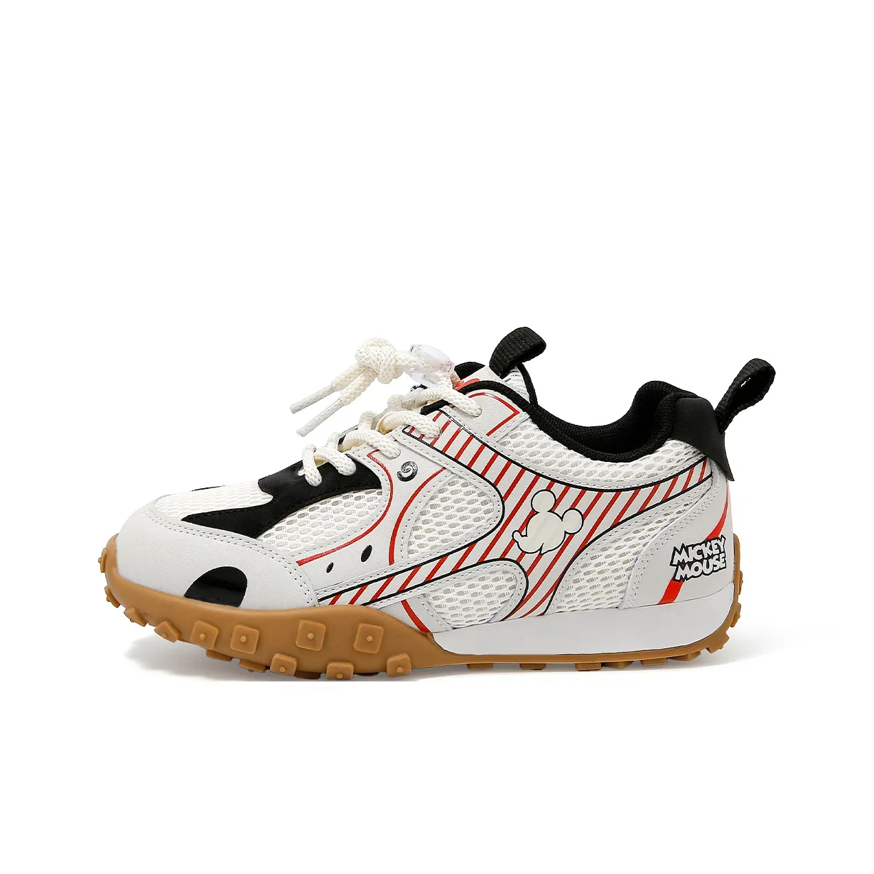 Disney Mickey Series Slip-resistant Anti KICK Амортизация Устойчивость к истиранию Низкий Топ Детские Лайфстайл Обувь для детей