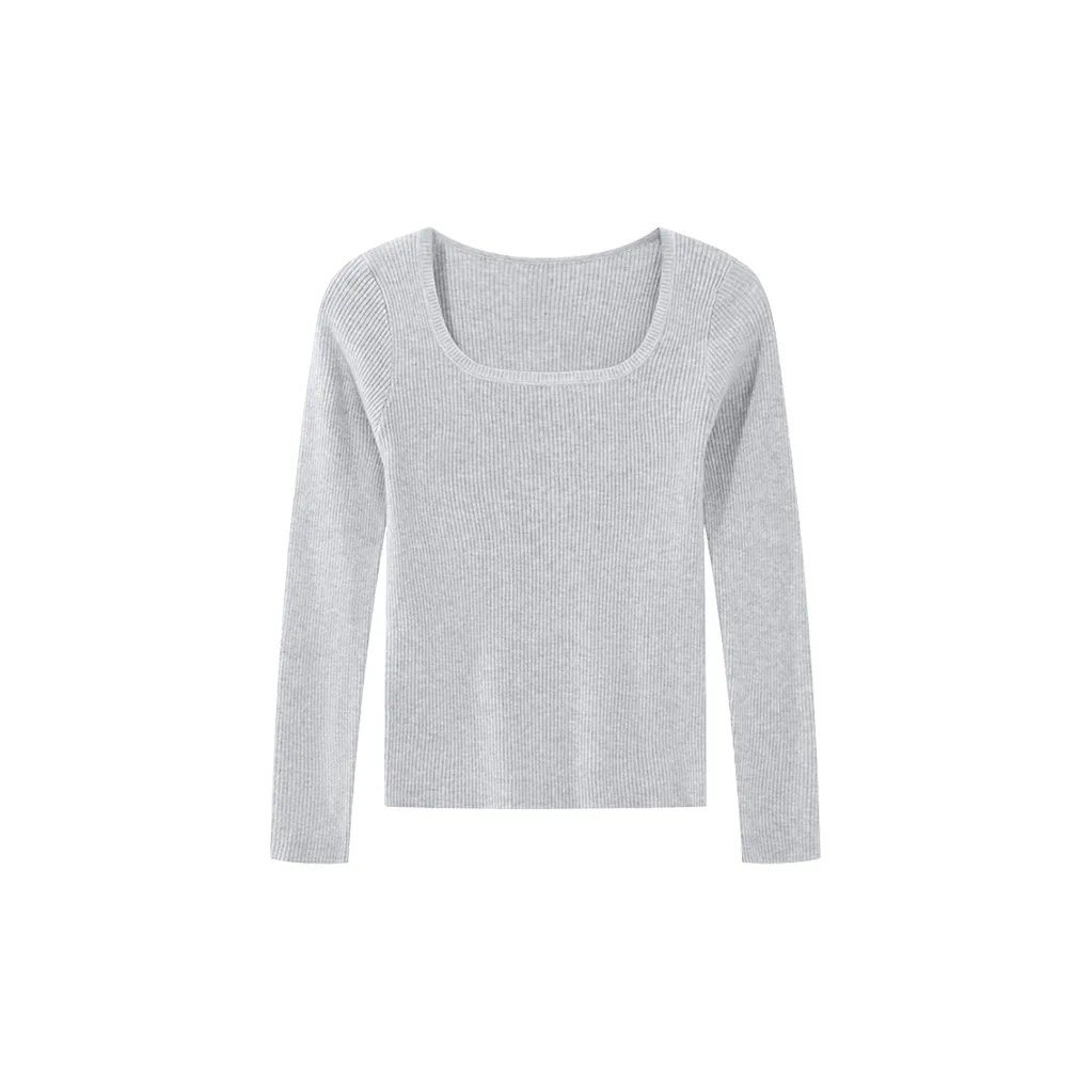 MADALLO Undershirts Women's Grandma Gray