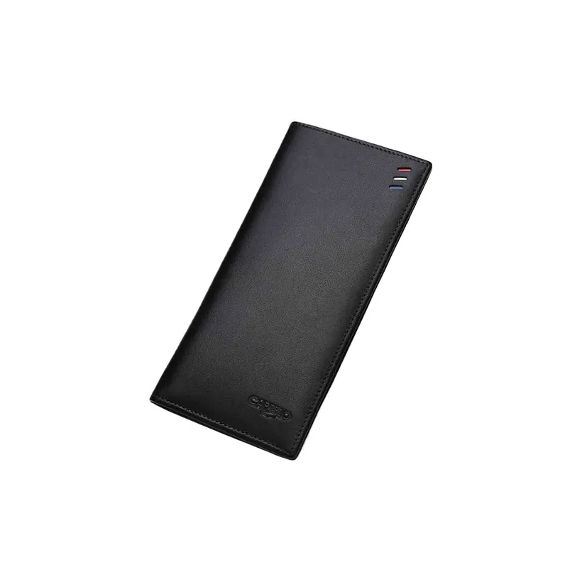 CARTELO Polyester With Cow Leather Wallet Men's Black