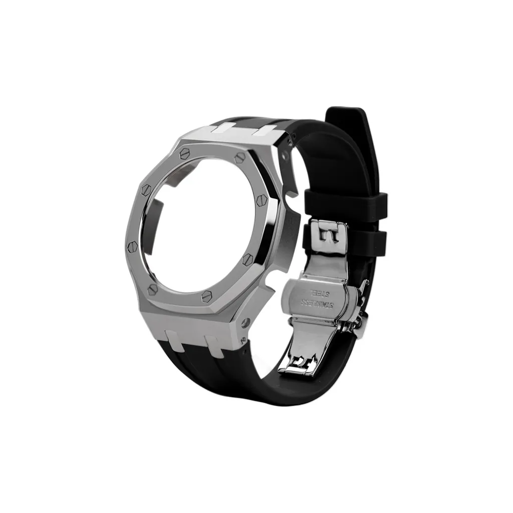 SHOCKTIMES Защитный чехол CASIO корпус из нержавеющей стали модель GA 2100 2110GAB 2100