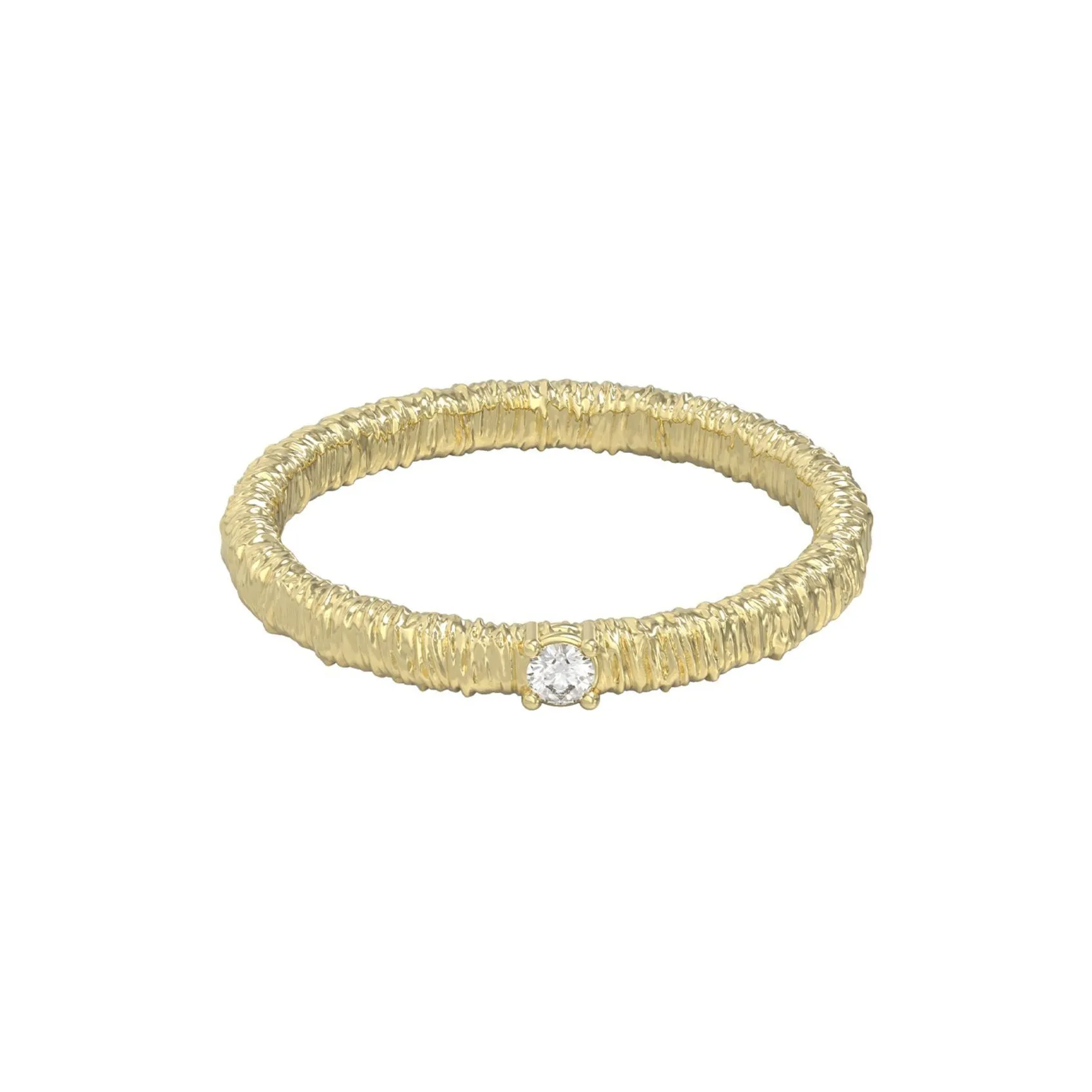 Mouhooland 925 Sterling Silver 18K Gold Plated Rings Unisex