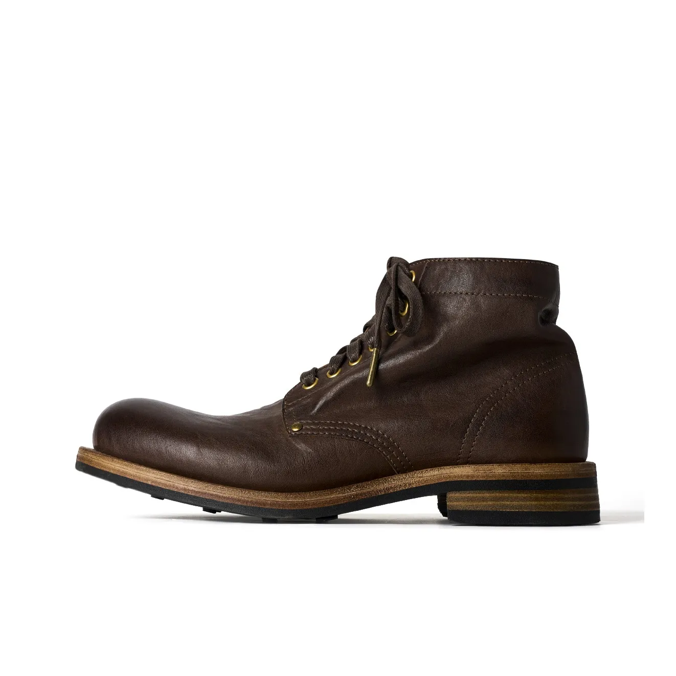 PIPG Короткий Мартин Ботин Мужской Коричневый