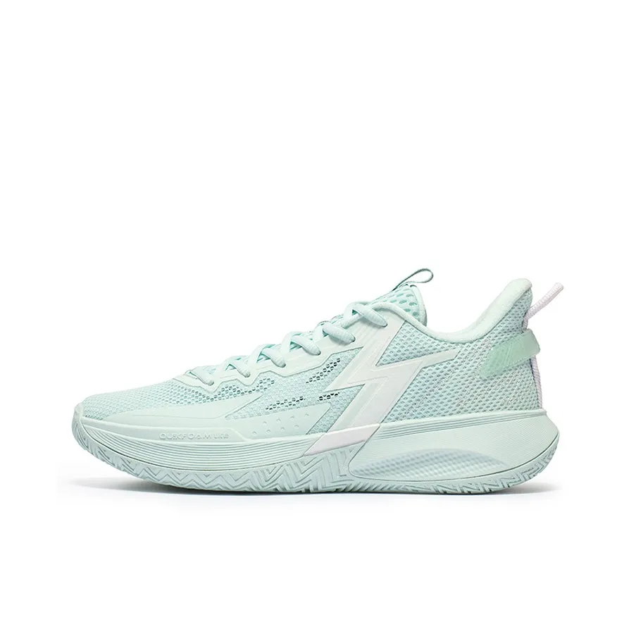 361° Big3 Team Cushioned Wear Resistant Breathable Low Top Basketball Shoes Men's Green