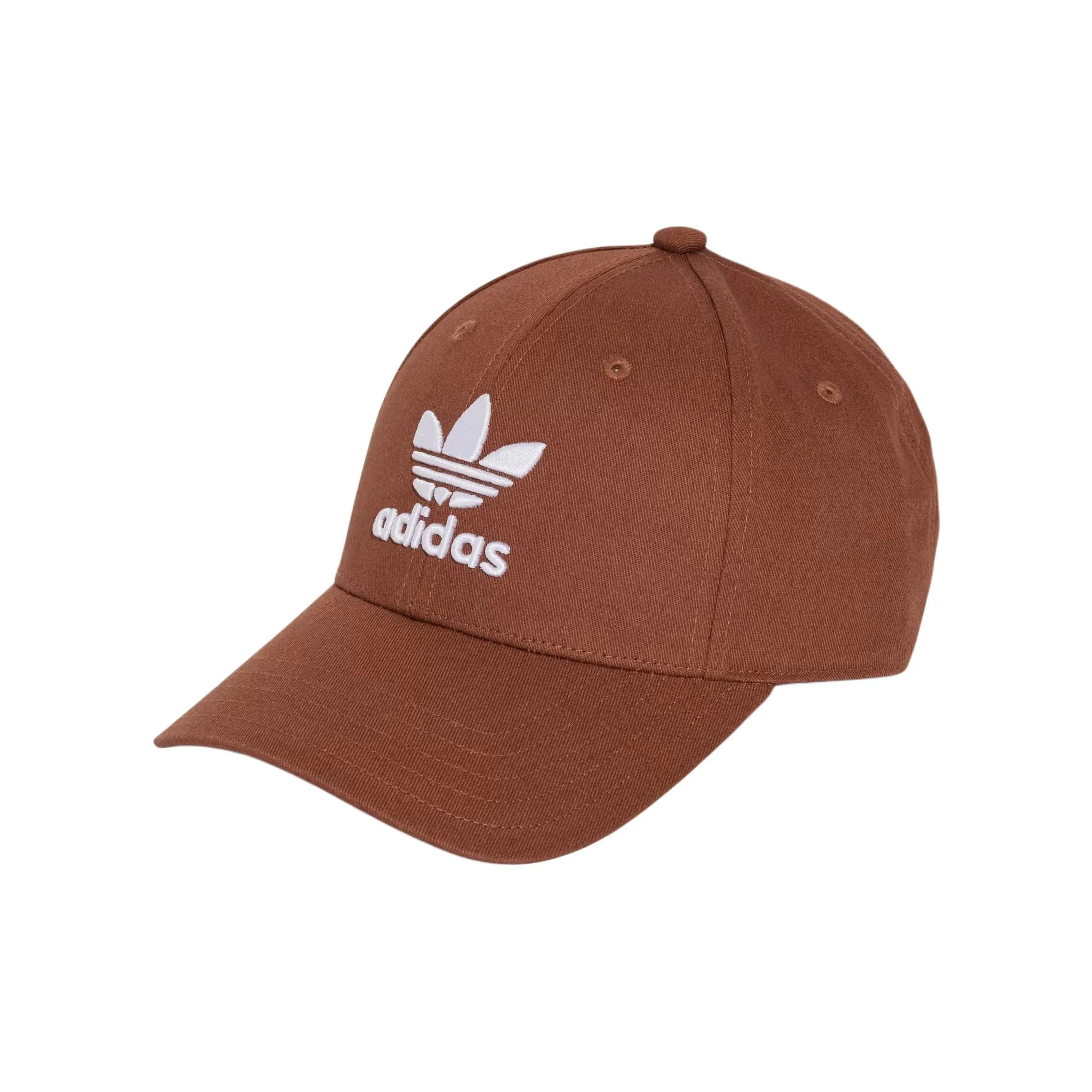 Adidas Cotton Baseball Caps Unisex Brown